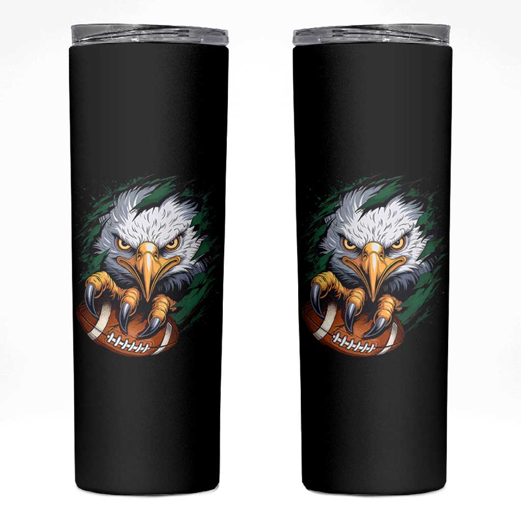 Philadelphia Fan Skinny Tumbler Green Eagles Sport Game Day - Wonder Print Shop
