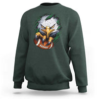Philadelphia Fan Sweatshirt Green Eagles Sport Game Day - Wonder Print Shop