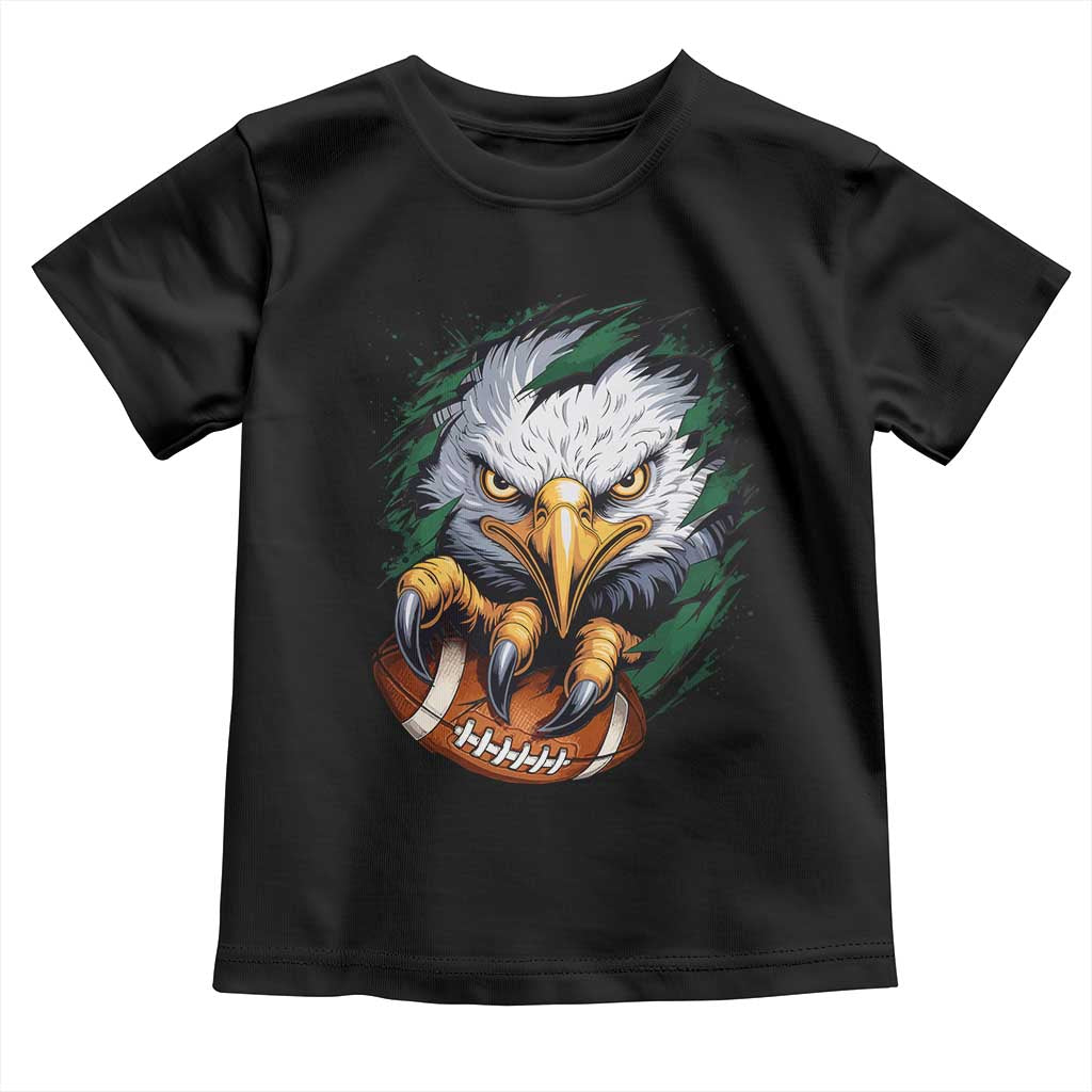 Philadelphia Fan Toddler T Shirt Green Eagles Sport Game Day - Wonder Print Shop