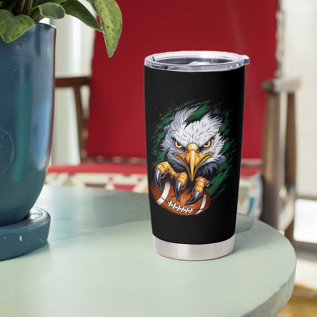 Philadelphia Fan Tumbler Cup Green Eagles Sport Game Day - Wonder Print Shop
