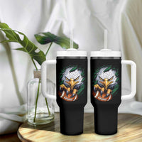 Philadelphia Fan Tumbler With Handle Green Eagles Sport Game Day - Wonder Print Shop