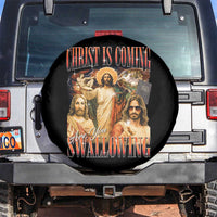 Christ Is Coming Are You Swallowing Spare Tire Cover Funny Offensive Jesus Christian - Wonder Print Shop