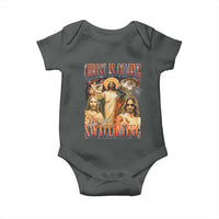Christ Is Coming Are You Swallowing Baby Onesie Funny Offensive Jesus Christian - Wonder Print Shop