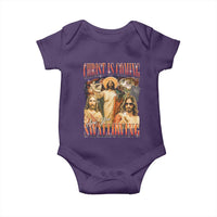 Christ Is Coming Are You Swallowing Baby Onesie Funny Offensive Jesus Christian - Wonder Print Shop