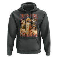 Christ Is Coming Are You Swallowing Hoodie Funny Offensive Jesus Christian - Wonder Print Shop