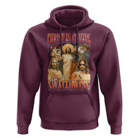 Christ Is Coming Are You Swallowing Hoodie Funny Offensive Jesus Christian - Wonder Print Shop