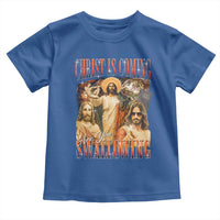 Christ Is Coming Are You Swallowing Toddler T Shirt Funny Offensive Jesus Christian - Wonder Print Shop