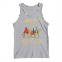 O Holy Night Our King Is Here Jesus Is The Reason Tank Top Christian Religious Xmas - Wonder Print Shop