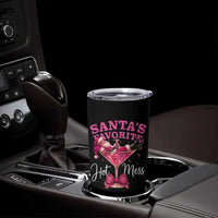 Funny Christmas Santas Favorite Hot Mess Tumbler Cup Xmas Drinking Party - Wonder Print Shop