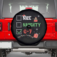 Funny 67 Christmas Spare Tire Cover Nice Naughty 67 Xmas Checklist - Wonder Print Shop