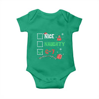 Funny 67 Christmas Baby Onesie Nice Naughty 67 Xmas Checklist - Wonder Print Shop
