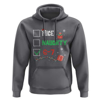 Funny 67 Christmas Hoodie Nice Naughty 67 Xmas Checklist - Wonder Print Shop
