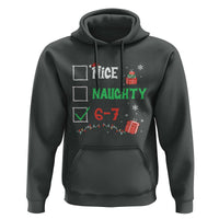 Funny 67 Christmas Hoodie Nice Naughty 67 Xmas Checklist - Wonder Print Shop