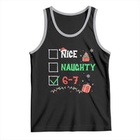 Funny 67 Christmas Tank Top Nice Naughty 67 Xmas Checklist - Wonder Print Shop
