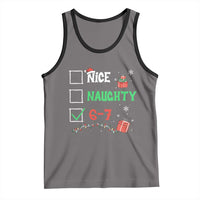 Funny 67 Christmas Tank Top Nice Naughty 67 Xmas Checklist - Wonder Print Shop