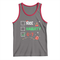 Funny 67 Christmas Tank Top Nice Naughty 67 Xmas Checklist - Wonder Print Shop