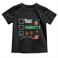 Funny 67 Christmas Toddler T Shirt Nice Naughty 67 Xmas Checklist - Wonder Print Shop