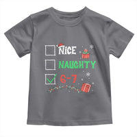 Funny 67 Christmas Toddler T Shirt Nice Naughty 67 Xmas Checklist - Wonder Print Shop