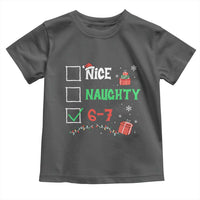 Funny 67 Christmas Toddler T Shirt Nice Naughty 67 Xmas Checklist - Wonder Print Shop