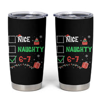 Funny 67 Christmas Tumbler Cup Nice Naughty 67 Xmas Checklist - Wonder Print Shop