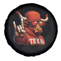 Texas Fan Spare Tire Cover Orange Longhorns Cow Texas Pride Sport Lover - Wonder Print Shop