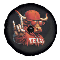 Texas Fan Spare Tire Cover Orange Longhorns Cow Texas Pride Sport Lover - Wonder Print Shop