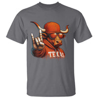 Texas Fan T Shirt Orange Longhorns Cow Texas Pride Sport Lover - Wonder Print Shop