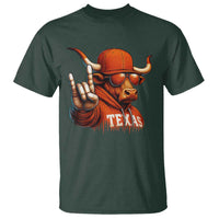 Texas Fan T Shirt Orange Longhorns Cow Texas Pride Sport Lover - Wonder Print Shop