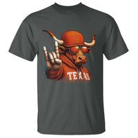 Texas Fan T Shirt Orange Longhorns Cow Texas Pride Sport Lover - Wonder Print Shop
