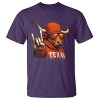 Texas Fan T Shirt Orange Longhorns Cow Texas Pride Sport Lover - Wonder Print Shop