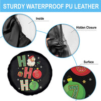 Funny Christmas Santa Ho Ho Ho 67 Spare Tire Cover Six Seven Meme 6 7 Xmas Bauble - Wonder Print Shop