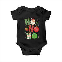 Funny Christmas Santa Ho Ho Ho 67 Baby Onesie Six Seven Meme 6 7 Xmas Bauble - Wonder Print Shop