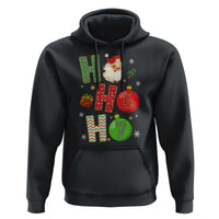Funny Christmas Santa Ho Ho Ho 67 Hoodie Six Seven Meme 6 7 Xmas Bauble - Wonder Print Shop