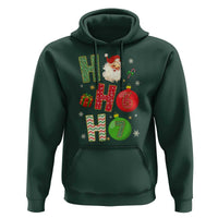 Funny Christmas Santa Ho Ho Ho 67 Hoodie Six Seven Meme 6 7 Xmas Bauble - Wonder Print Shop