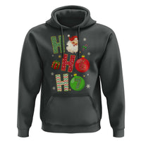 Funny Christmas Santa Ho Ho Ho 67 Hoodie Six Seven Meme 6 7 Xmas Bauble - Wonder Print Shop