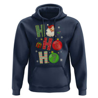 Funny Christmas Santa Ho Ho Ho 67 Hoodie Six Seven Meme 6 7 Xmas Bauble - Wonder Print Shop