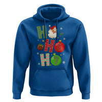 Funny Christmas Santa Ho Ho Ho 67 Hoodie Six Seven Meme 6 7 Xmas Bauble - Wonder Print Shop