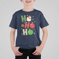 Funny Christmas Santa Ho Ho Ho 67 T Shirt For Kid Six Seven Meme 6 7 Xmas Bauble - Wonder Print Shop