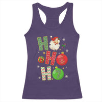 Funny Christmas Santa Ho Ho Ho 67 Racerback Tank Top Six Seven Meme 6 7 Xmas Bauble - Wonder Print Shop