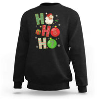 Funny Christmas Santa Ho Ho Ho 67 Sweatshirt Six Seven Meme 6 7 Xmas Bauble - Wonder Print Shop