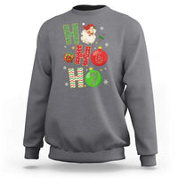 Funny Christmas Santa Ho Ho Ho 67 Sweatshirt Six Seven Meme 6 7 Xmas Bauble - Wonder Print Shop