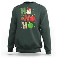 Funny Christmas Santa Ho Ho Ho 67 Sweatshirt Six Seven Meme 6 7 Xmas Bauble - Wonder Print Shop
