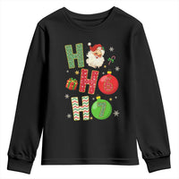 Funny Christmas Santa Ho Ho Ho 67 Youth Sweatshirt Six Seven Meme 6 7 Xmas Bauble - Wonder Print Shop