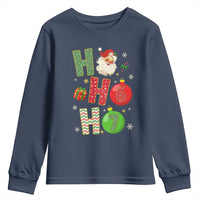 Funny Christmas Santa Ho Ho Ho 67 Youth Sweatshirt Six Seven Meme 6 7 Xmas Bauble - Wonder Print Shop