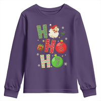Funny Christmas Santa Ho Ho Ho 67 Youth Sweatshirt Six Seven Meme 6 7 Xmas Bauble - Wonder Print Shop