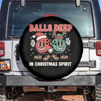 Funny Christmas Bowling Spare Tire Cover Balls Deep In Christmas Spirit - Wonder Print Shop