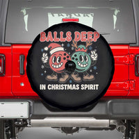Funny Christmas Bowling Spare Tire Cover Balls Deep In Christmas Spirit - Wonder Print Shop