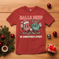 Funny Christmas Bowling T Shirt Balls Deep In Christmas Spirit - Wonder Print Shop