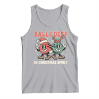 Funny Christmas Bowling Tank Top Balls Deep In Christmas Spirit - Wonder Print Shop