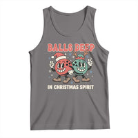 Funny Christmas Bowling Tank Top Balls Deep In Christmas Spirit - Wonder Print Shop